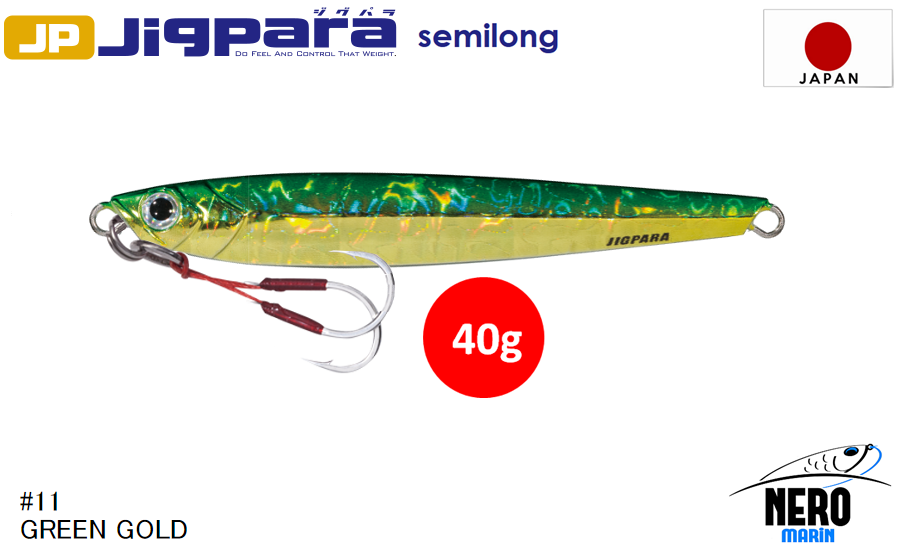MC Jigpara Semilong JPSL-40gr #11 Green Gold