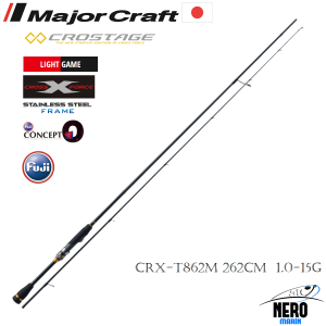 MC New Crostage CRX-T862M LRF + microjig Kamış Tubular 262cm 1.0-15g