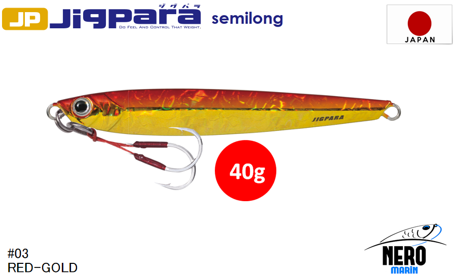 MC Jigpara Semilong JPSL-40gr #03 Red-Gold