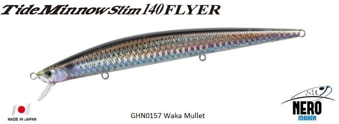 Tide Minnow Slim Flyer 140 GHN0157 / Waka Mullet