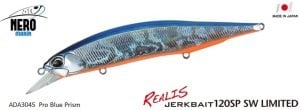 Realis Jerkbait 120SP SW ADA3045 Pro Blue Prism