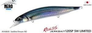 Realis Jerkbait 120SP SW AFA0830 Saddled Bream ND