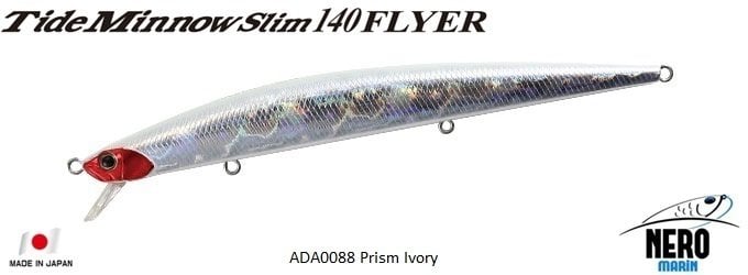 Tide Minnow Slim Flyer 140 ADA0088 / Prism Ivory