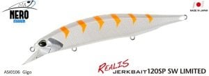 Realis Jerkbait 120SP SW ASI0106 Gigo