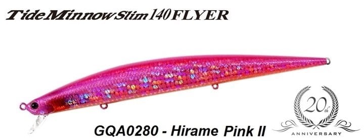 Tide Minnow Slim Flyer 140 GQA0280 / Hirame Pink II