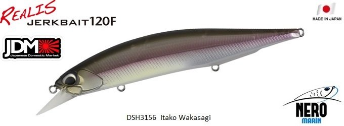 Realis Jerkbait 120F DSH3156 / Itako Wakasagi