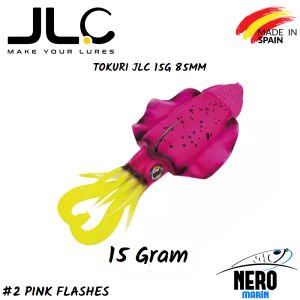 JLC Tokuri Silikon Sübye 15gr. #2 Pink Flashes