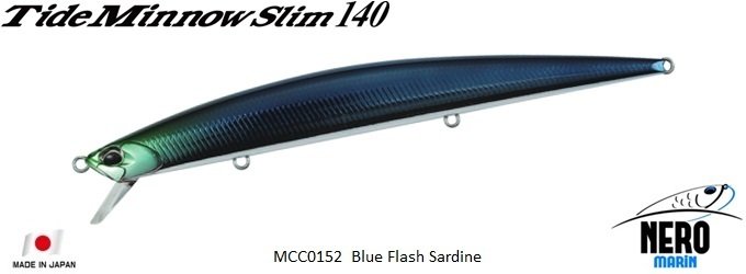 Tide Minnow Slim 140 MCC0152 / Blue Flash Sardine