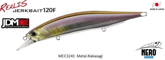 Realis Jerkbait 120F MCC3241 / Metal Wakasagi