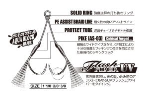 Decoy DJ-99UV Twin Pike Flash Çiftli Asist İğne Tin #3/0 (2 Adet / Paket)