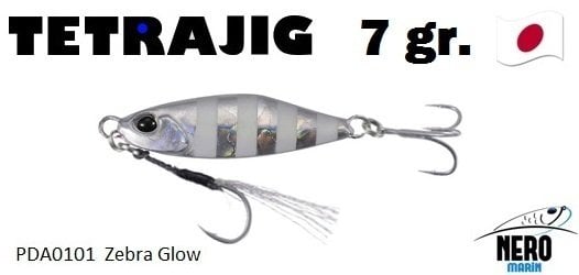 Tetra Works Tetrajig 7gr.  PJA0101 / Zebra Glow