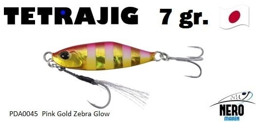 Tetra Works Tetrajig 7gr.  PJA0045 / Pink Gold Zebra Glow