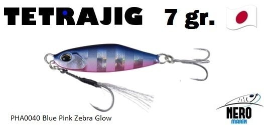 Tatra Works Tetrajig 7gr.  PHA0040 / Blue Pink Zebra Glow
