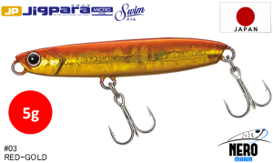 MC Jigpara Micro Swim JPMSW-5 #03  Red Gold