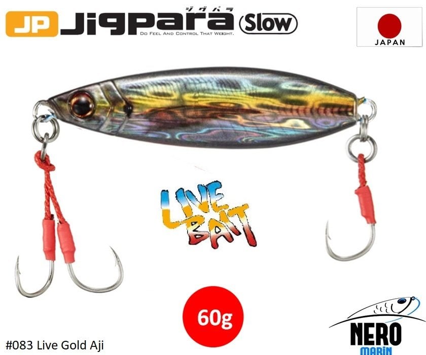 MC Jigpara Slow JPSLOW-60gr #83 Live Gold Aji