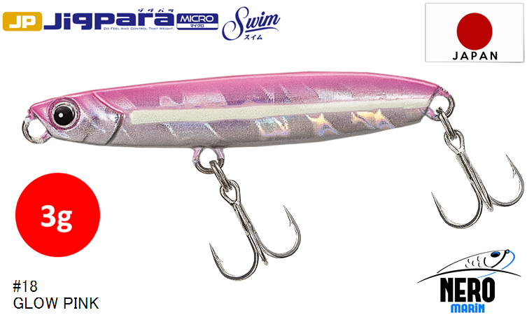 MC Jigpara Micro Swim JPMSW-3 #18  Glow Pİnk