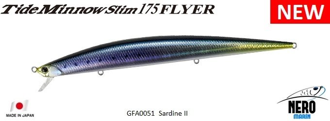 Tide Minnow Slim Flyer 175 GFA0051 / Sardine II