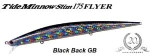 Tide Minnow Slim Flyer 175 GQA0122 / Black Back GB