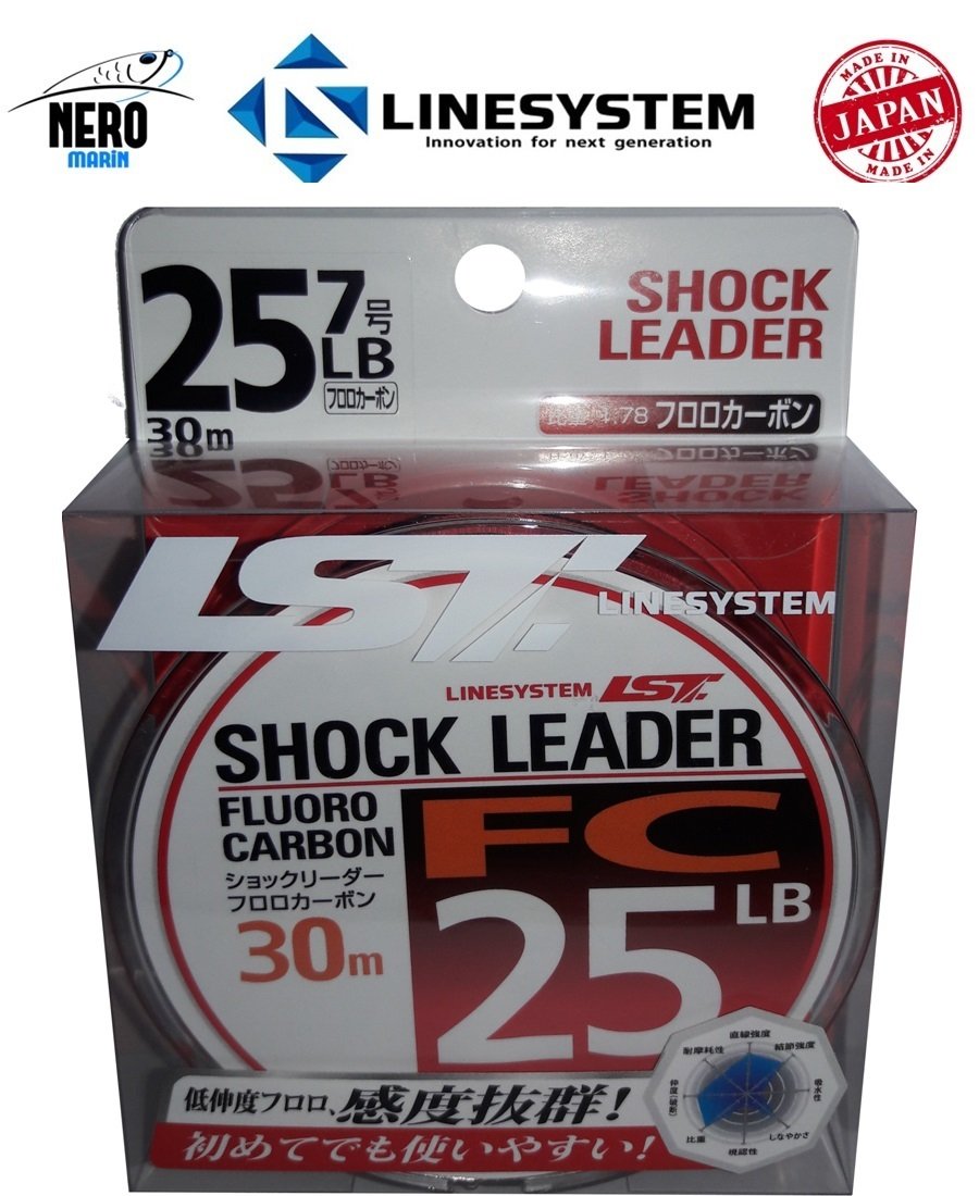 Linesystem Shock Leader FC 30mt. 25LB. 30 Mt.