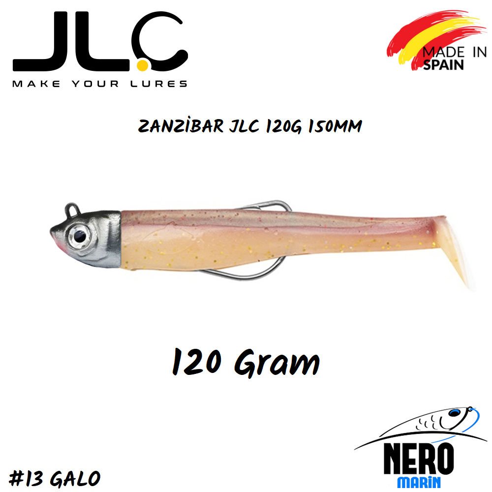 JLC Zanzibar Silikon Balık 120gr. Kafa 150mm Vücut #13 Galo