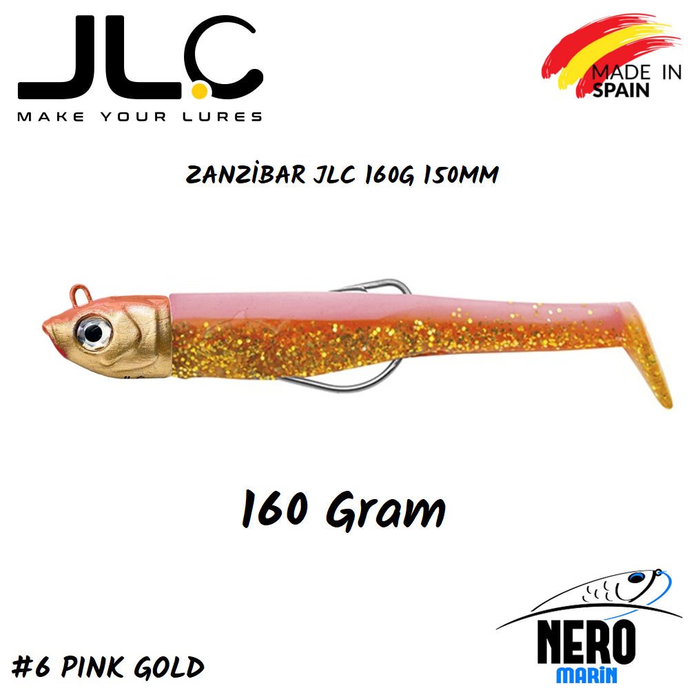JLC Zanzibar Silikon Balık 160gr. Kafa 150mm Vücut #6 Pink Gold