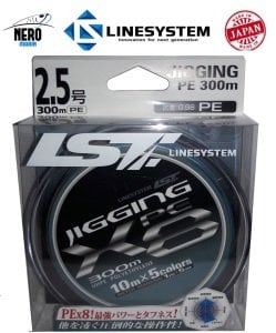 Linesystem Jigging X8 300mt. PE 2.5