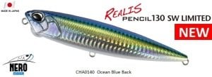 Realis Pencil 130SW  CHA0140 / Ocean Blue Back