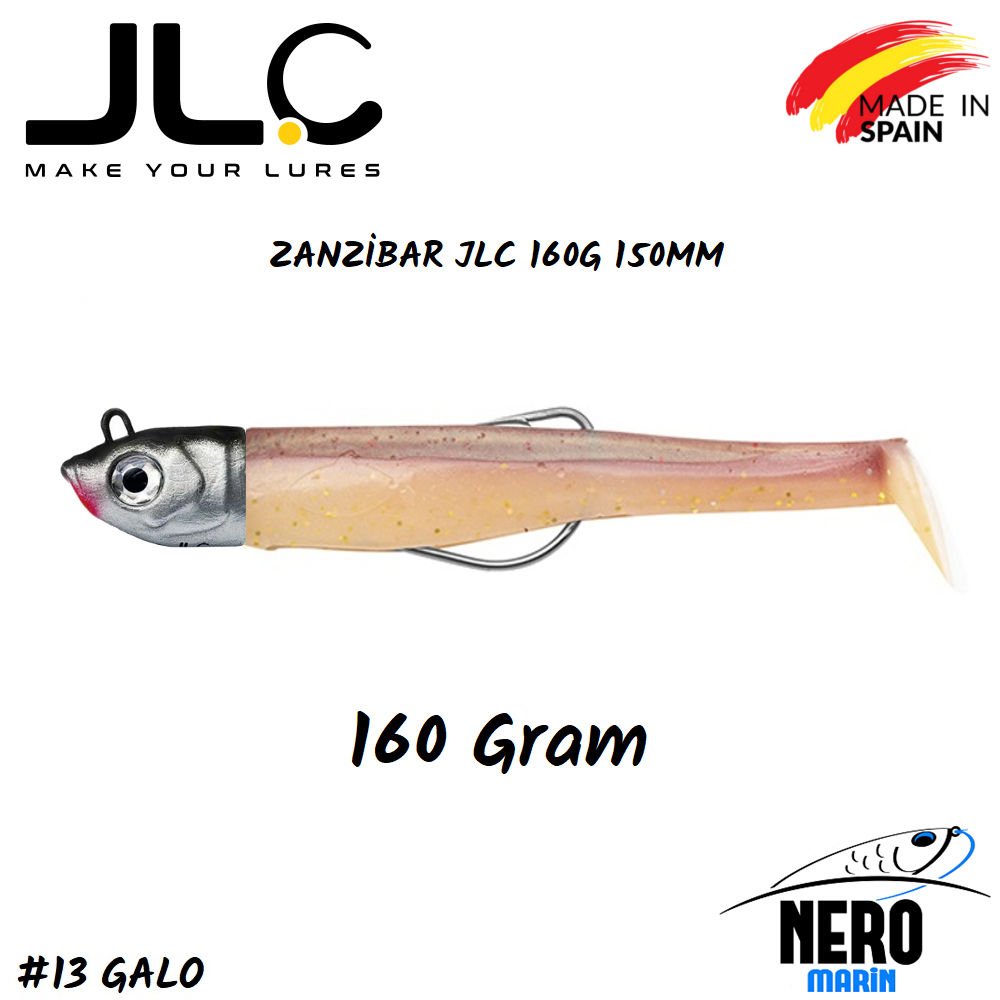 JLC Zanzibar Silikon Balık 160gr. Kafa 150mm Vücut #13 Galo