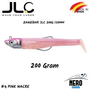 JLC Zanzibar Silikon Balık 200gr. Kafa 150mm Vücut #4 Pink Nacre