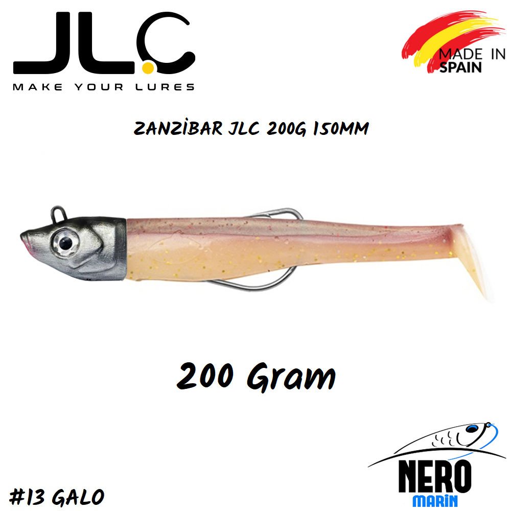 JLC Zanzibar Silikon Balık 200gr. Kafa 150mm Vücut #13 Galo