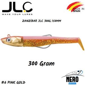 JLC Zanzibar Silikon Balık 300gr. Kafa 150mm Vücut #6 Pink Gold