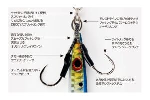 Decoy DJ-90 Light Çiftli Asist İğne #1/0 (2 Adet / Paket)