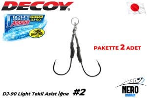Decoy DJ-90 Light Çiftli Asist İğne #2 (2 Adet / Paket)