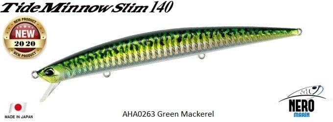 Tide Minnow Slim 140 AHA0263 / Green Mackerel