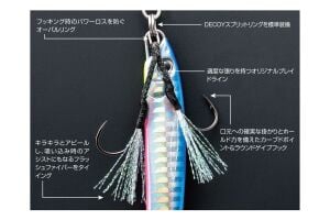 Decoy DJ-92 Fiber Light Çiftli Asist İğne #1 (2 Adet / Paket)