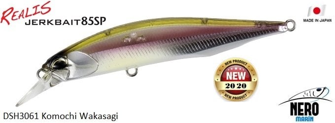 Realis Jerkbait 85SP DSH3061 Komochi Wakasagi