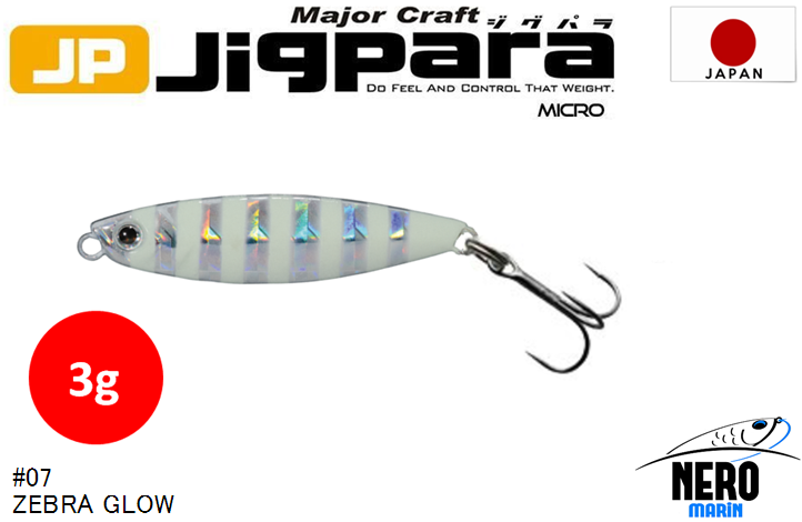 MC Jigpara Micro JPM-3gr #7 Zebra Glow