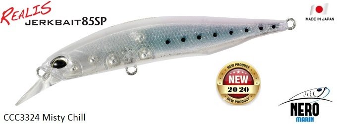 Realis Jerkbait 85SP CCC3324 Misty Chill