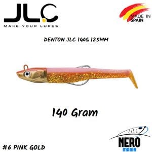 JLC Denton Silikon Balık 140gr. Kafa 125mm Vücut #6 Pink Gold