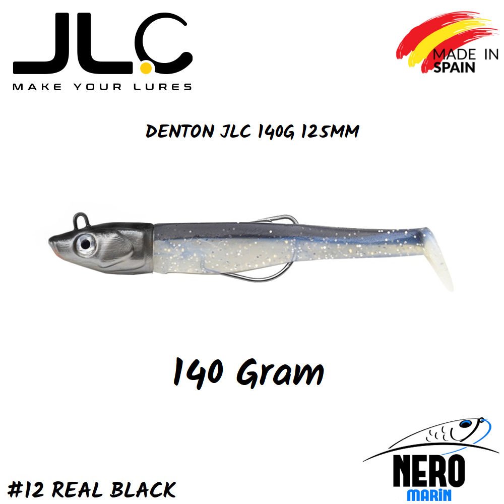 JLC Denton Silikon Balık 140gr. Kafa 125mm Vücut #12 Real Black