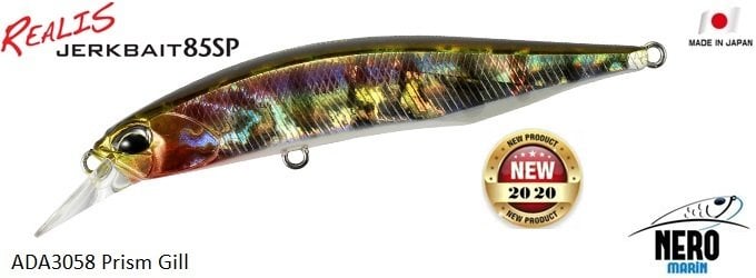Realis Jerkbait 85SP ADA3058 Prism Gill