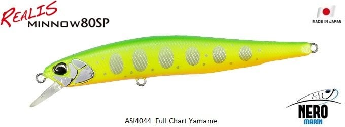 Realis Minnow 80SP ASI4044  / Full Chart Yamame