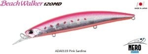Beach Walker 120MD  ADA0119 / Pink Sardine