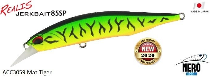 Realis Jerkbait 85SP ACC3059 Mat Tiger