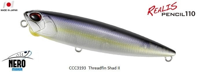 Realis Pencil 110  CCC3193 / Threadfin Shad II