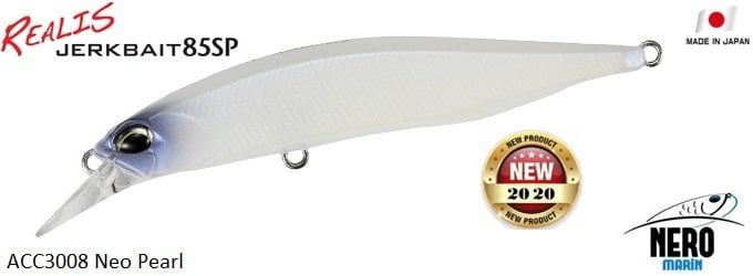 Realis Jerkbait 85SP ACC3008 Neo Pearl