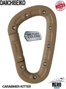 Daiichiseiko Carabiner Kitter Dark Earth