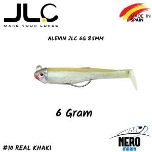 JLC Alevin Silikon Balık 6gr. Kafa 85mm Vücut #10 Real Khaki