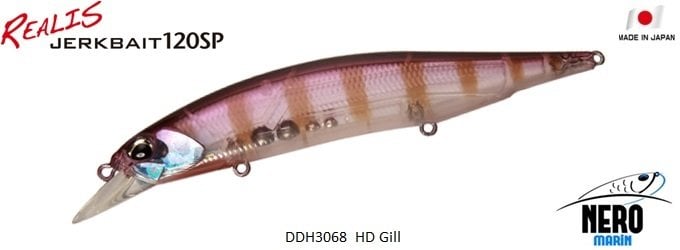 Realis Jerkbait 120SP DDH3068 HD Gill