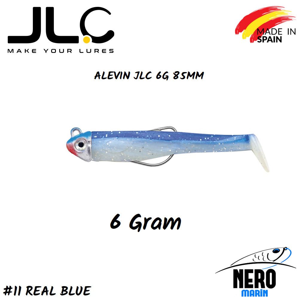 JLC Alevin Silikon Balık 6gr. Kafa 85mm Vücut #11 Real Blue